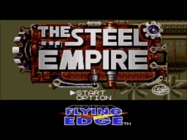 The Steel Empire Title Screen